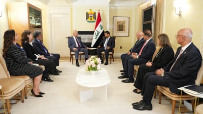 الزيدي يبحث مع برهم صالح في نيويورك إنهاء آثار النزوح وتعزيز دعم اللاجئين