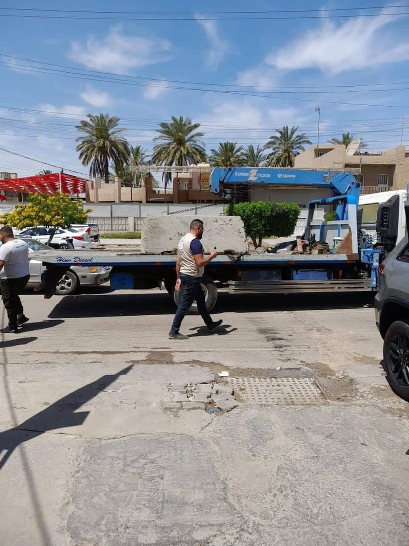 غلق “كراجات” غسل السيارات وإيقاف التجاوز على شبكات المياه في المنصور