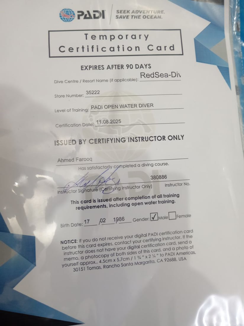 غواصو هيت يحصدون اعتماداً عالمياً من PADI بعد تدريب احترافي في مصر