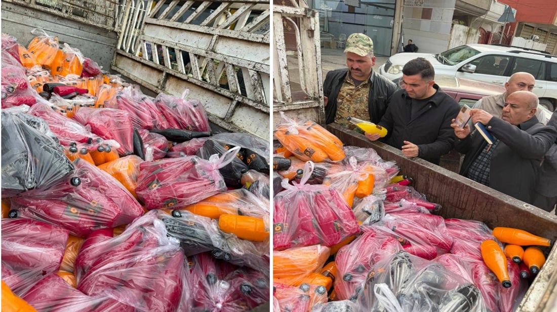 100 لیتر شەربەتی دەبە دەستی بەسەرداگیرا