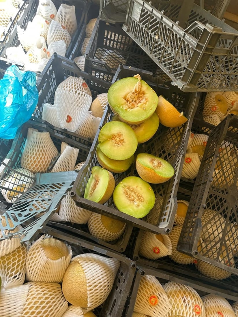 Authorities in Halabja seize spoiled meat and nearly nine tons of muskmelon