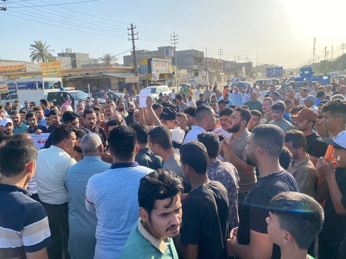 الگاطون تحتج على تلكؤ مشروع مجاري بعقوبة وتسأل نوابها: أين أنتم بعد الانتخابات؟ (صور)