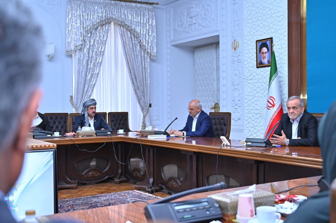 پارێزگارەکانى هەرێم و سەرۆک کۆمارى ئێران کۆبوونەوە