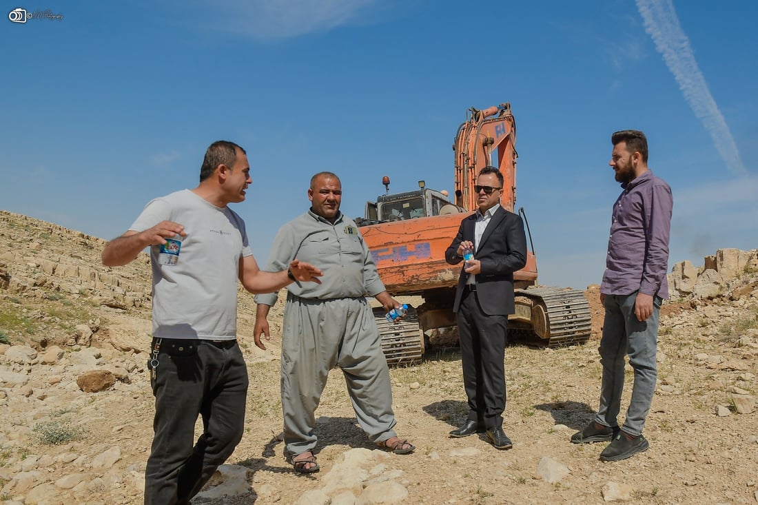 له‌سه‌ر چیاى قه‌ره‌چوغ پۆندێكى گلدانه‌وه‌ى ئاوى باران دروستده‌كرێت