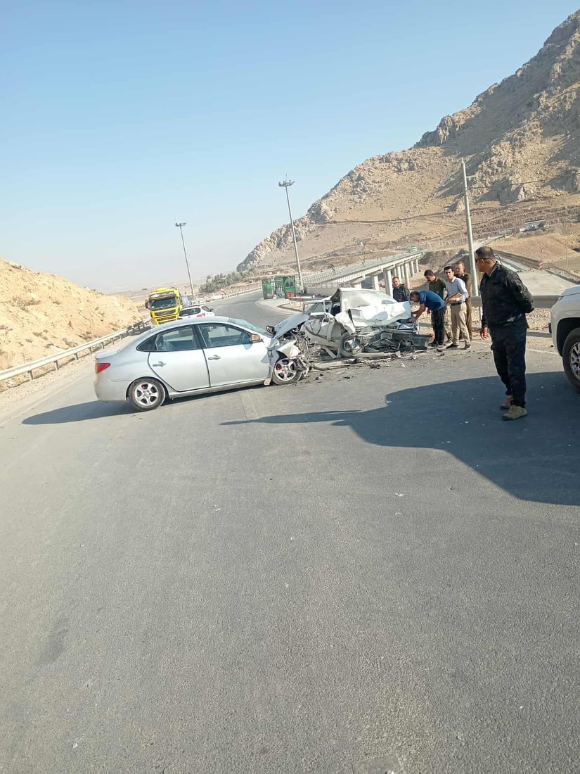 لە رووداوێکی هاتوچۆدا چوار کەس بریندار بوون