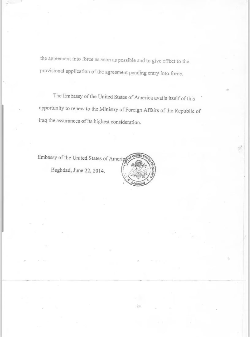 Victory Alliance refutes claims on U.S. Forces’ under Abadi