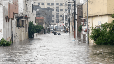 لافاو زیانی بەچەندین دوکانی بازاڕی تەیراوە گەیاندووە