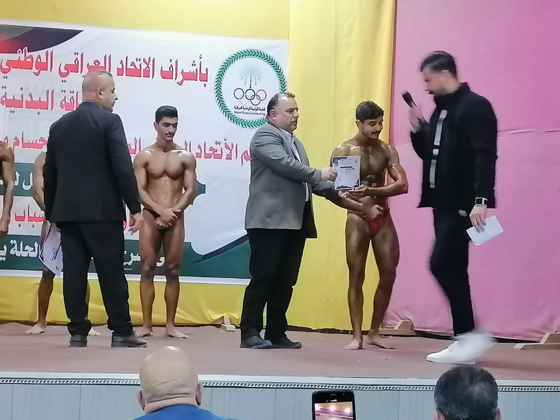 صور: بابل تستعرض “عضلاتها” بـ60 لاعباً.. أندية كمال الأجسام تتنافس على المنتخب