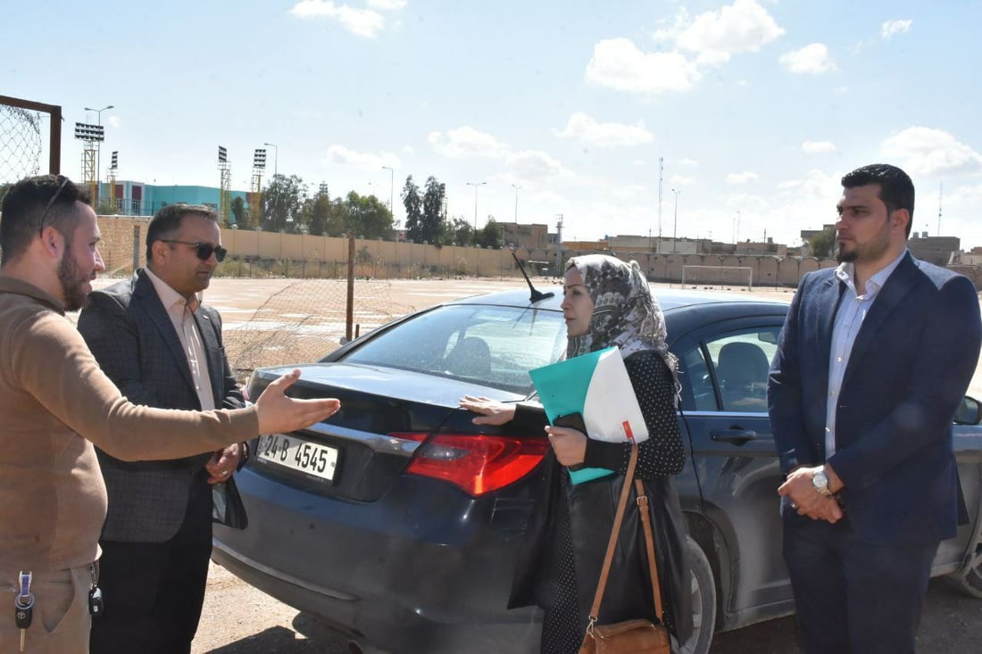 الأنبار: هيت تحظى بملعب كرة وفق مواصفات الفيفا