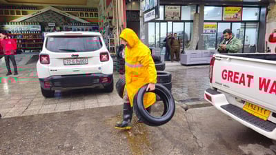 لە گەڕەکی هەڤاڵان شۆستە و شەقامەکان لە زێدەڕۆیی پاکدەکرێنەوە