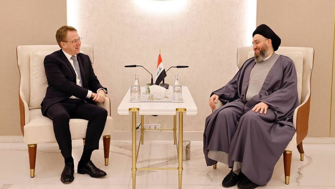 الحكيم يلتقي سفير فرنسا ويحذر من زعزعة الاستقرار في المنطقة