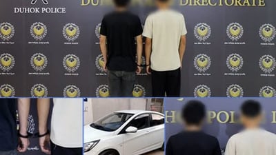 لەماوەیەکى کەمدا؛ دوو تۆمەتبارى دزینى ئۆتۆمبێل دەستگیرکران
