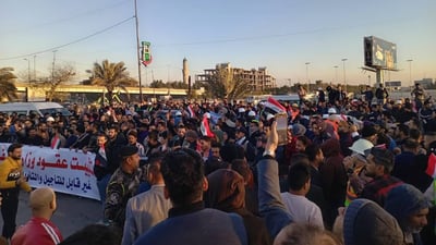 Basra: Contract Employees Protest in Baghdad for Permanent Employment