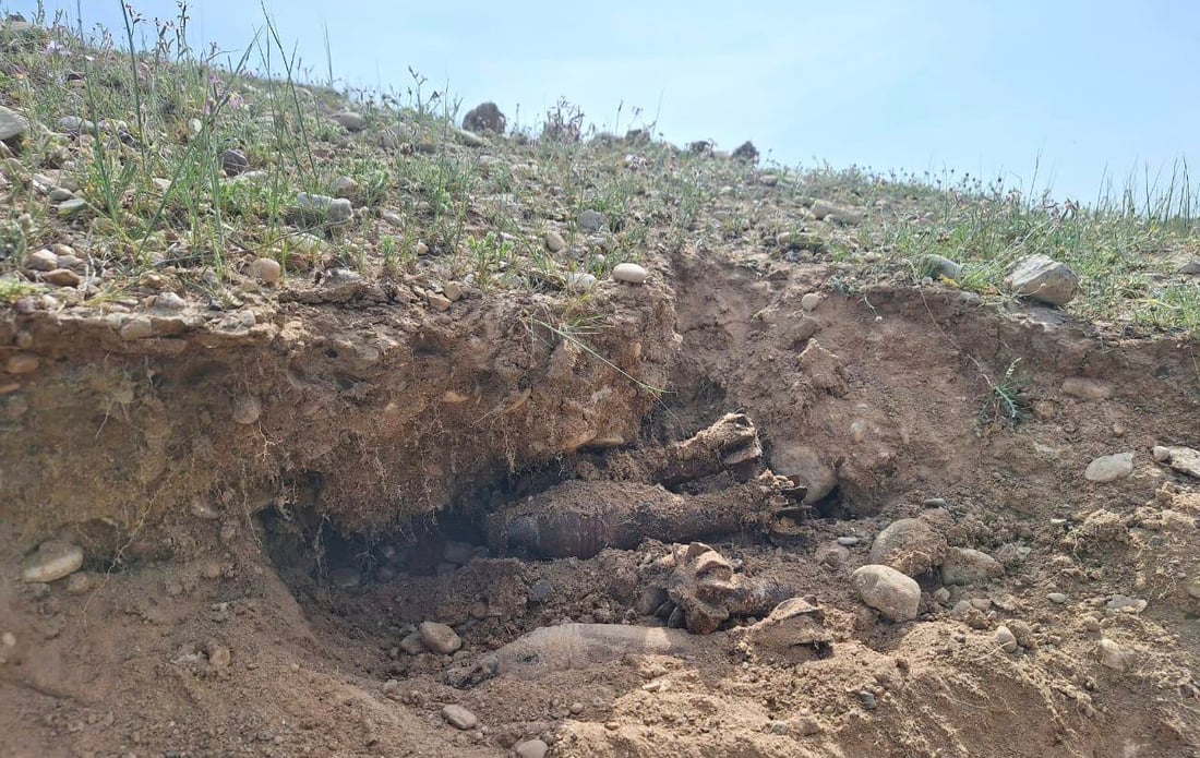 ژمارەیەک گولـلە هاوەن لە قۆرەتووی گەرمیان دۆزرانەوە