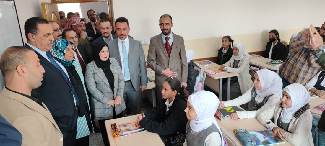 كركوك تدشن 8 مدارس بنيت على نفقتها.. وتتحدث عن نقص الكوادر التربوية (صور)