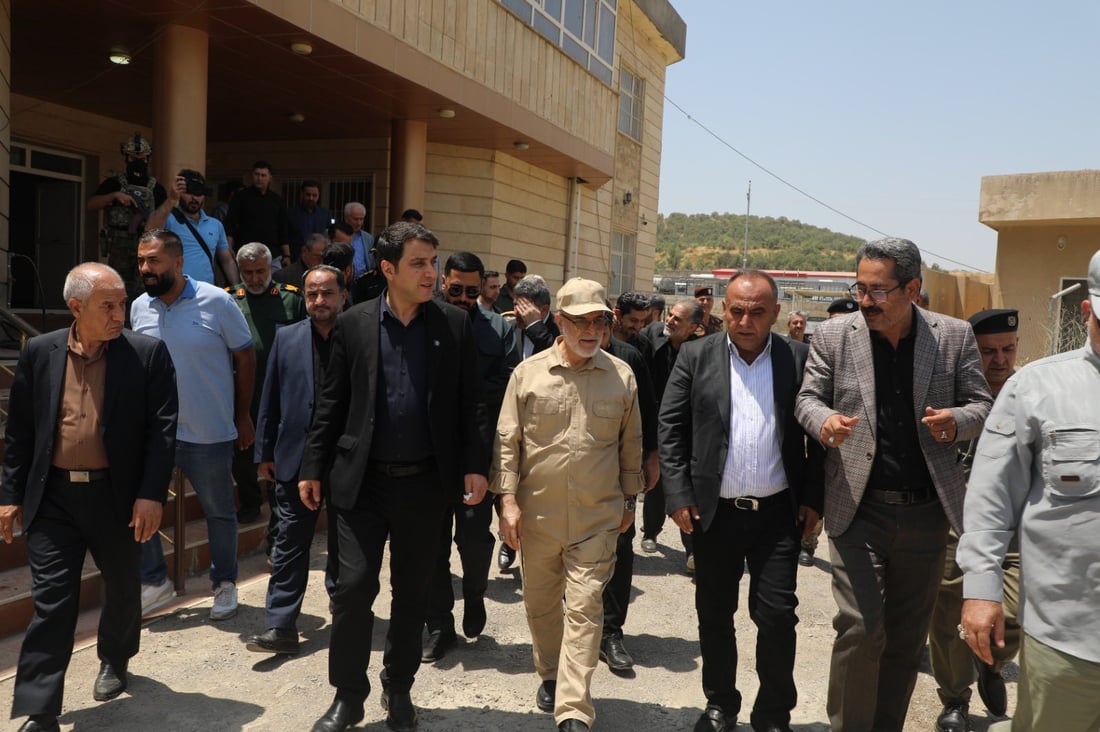 جێگرى وه‌زیرى ناوخۆى ئێران سه‌ردانى مه‌رزى باشماخى كرد