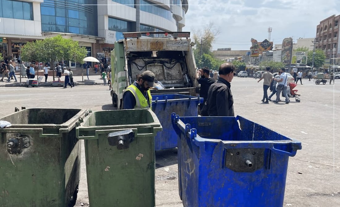 Waste Buildup in Sulaymaniyah Streets Exposes Garbage Collection Challenges