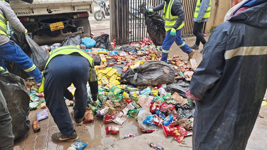 لە چەمچەماڵ 15 تۆن خۆراک و شمەکی بەسەرچوو لەناوبران