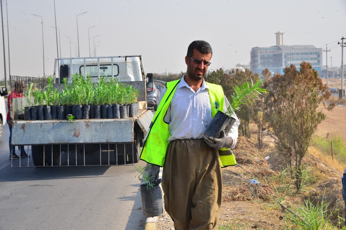شەقامی 120 مەتری هەولێر جوان دەکرێت