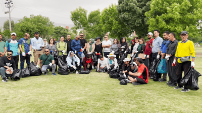 شاخەوانانی سلێمانی پارکی ئازادییان پاک کردەوە