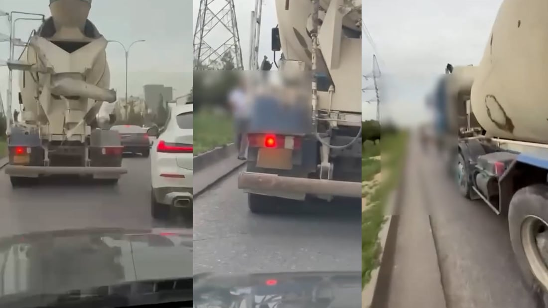 دەستبەسەر ئەو میکسەرەدا گیرا کە چیمەنتۆى لێ دەڕژا