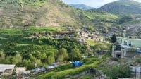 ئەو شوێنەی بۆردوومان کراوە تەنیا یەک کیلۆمەتر لە گوندی...