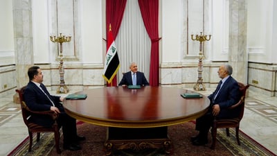 بەبێ باسکردن لە موچەى فەرمانبەران: سێ سەرۆکایەتییەکەى عێراق کۆبوونەوە