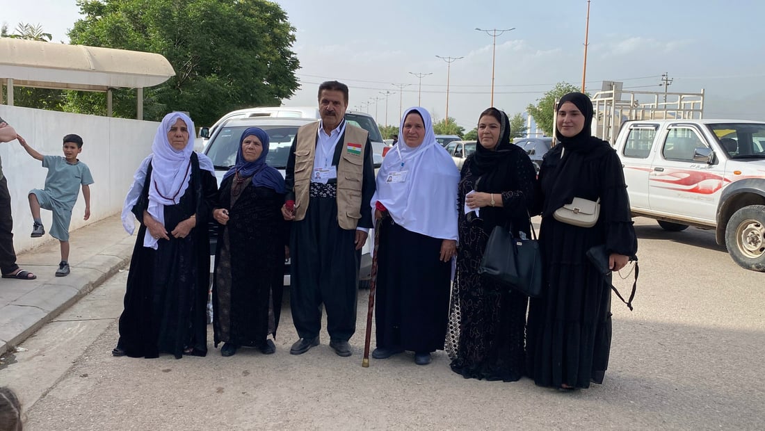 حاجیانی هەڵەبجە بەرەو مەککە بەڕێکەوتن