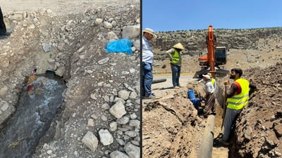 راکێشانی ئاو بۆ ژمارەیەک گوندی رواندز قۆناغی یەکەمی تەواو کرا