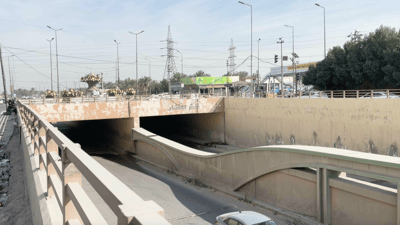 Al-Mukhtar underpass in Najaf shows signs of collapse, officials call for urgent repairs