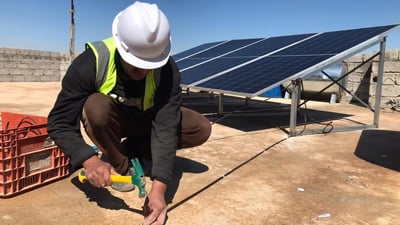 Iraqi businessperson brings solar power to rural homes in Salah Al-Din