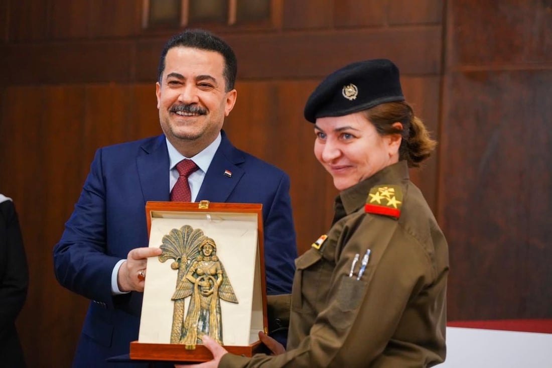 السوداني أمام “سيدات الأرض”: خطط لتوفير فرص عمل للمرأة العراقية