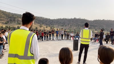 پێنج برا خۆبەخشانە هەڵمەتی پاکردنەوەی ژینگە ئەنجامدەدەن