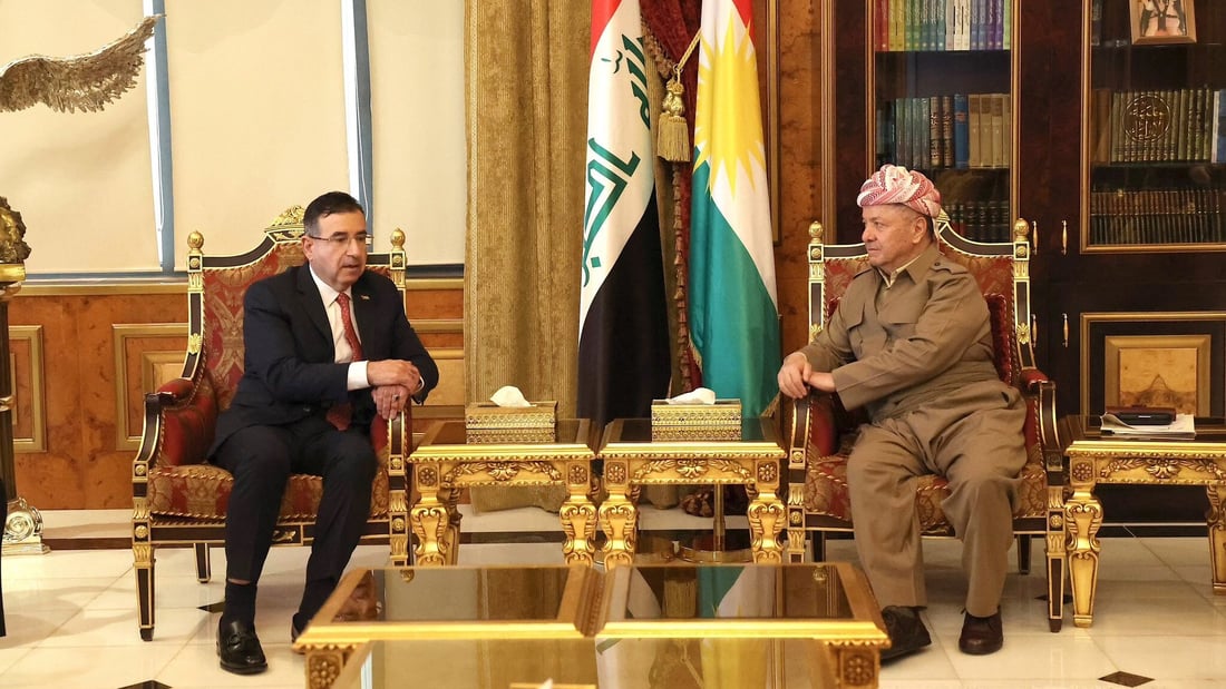 قنصل الأردن زار البارزاني للتعريف بنفسه ونقل تحيات الملك عبدالله