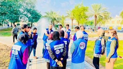 Volunteer team plants 9,000 trees in Baghdad university campus