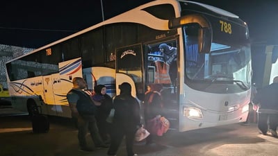 2,500 Lebanese refugees in Iraq return home via Al-Qaim border crossing