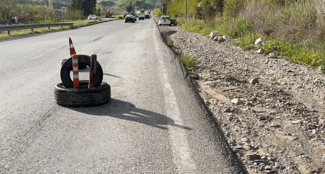 رۆچوونێکی رێگا لەنێوان سلێمانی و دوکان مەترسی لەسەر ژیانی شۆفیران دروستکردووە