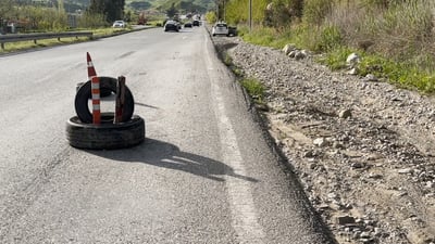 رۆچوونێکی رێگا لەنێوان سلێمانی و دوکان مەترسی لەسەر ژیانی شۆفیران دروستکردووە