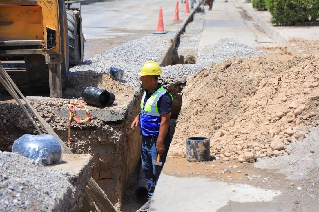 “81٪ـی كارەكانی پڕۆژەی ئاوی هەولێر لە سێ زۆن تەواو بووە”