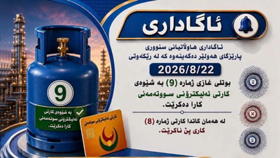 لە هەولێر بتڵی غازی ژمارە 9 کارا دەکرێت و 8 یش کاری پێناکرێت