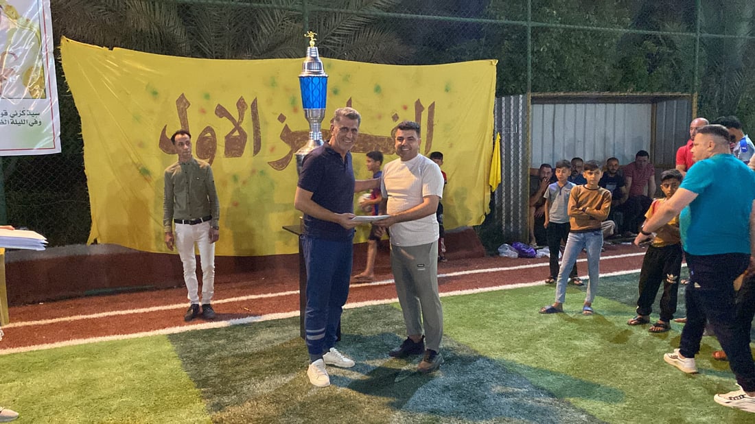 عيد غير سعيد لفريق “دعبلة” بنهائي كأس الشيخ “زعيان” للخماسي في هيت