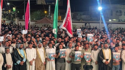صور: شمال البصرة تخرج راياتها لنصرة الشيخ العوضي وتنذر العيداني باعتصام مفتوح