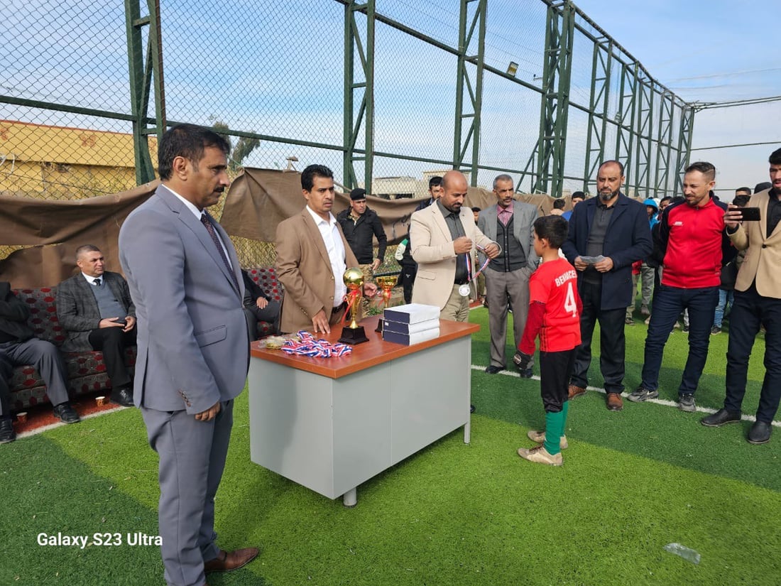 فريق المتوسطة أقوى من الإعدادية في ربيعة.. فاز بالبطولة وقائد الشرطة حضر النهائي