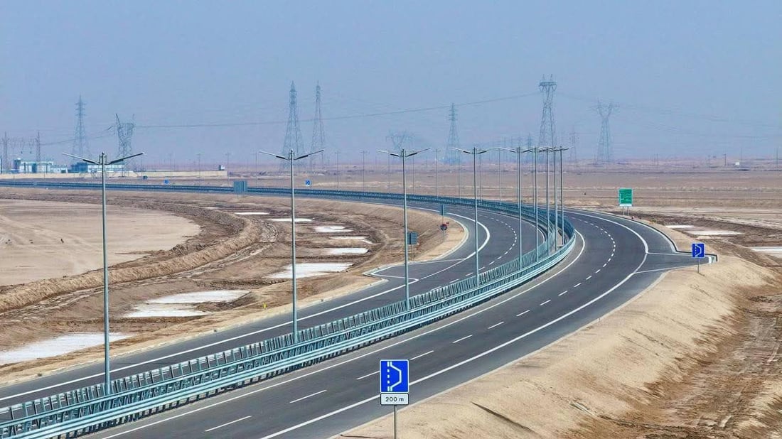 السوداني يفتتح المقطع الأول من طريق التنمية