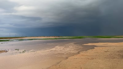 فيديو: سيول تل عبطة جرت خلال المزارع وتتجه إلى قناة الثرثار