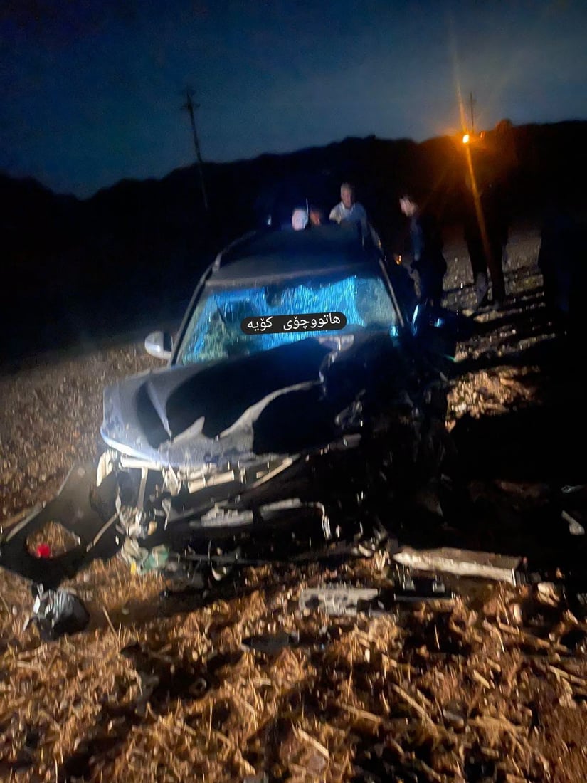 لە رێگای کۆیە بۆ هەولێر دوو ئۆتۆمبێل پێکیاندادا و 11 کەس برینداربوون