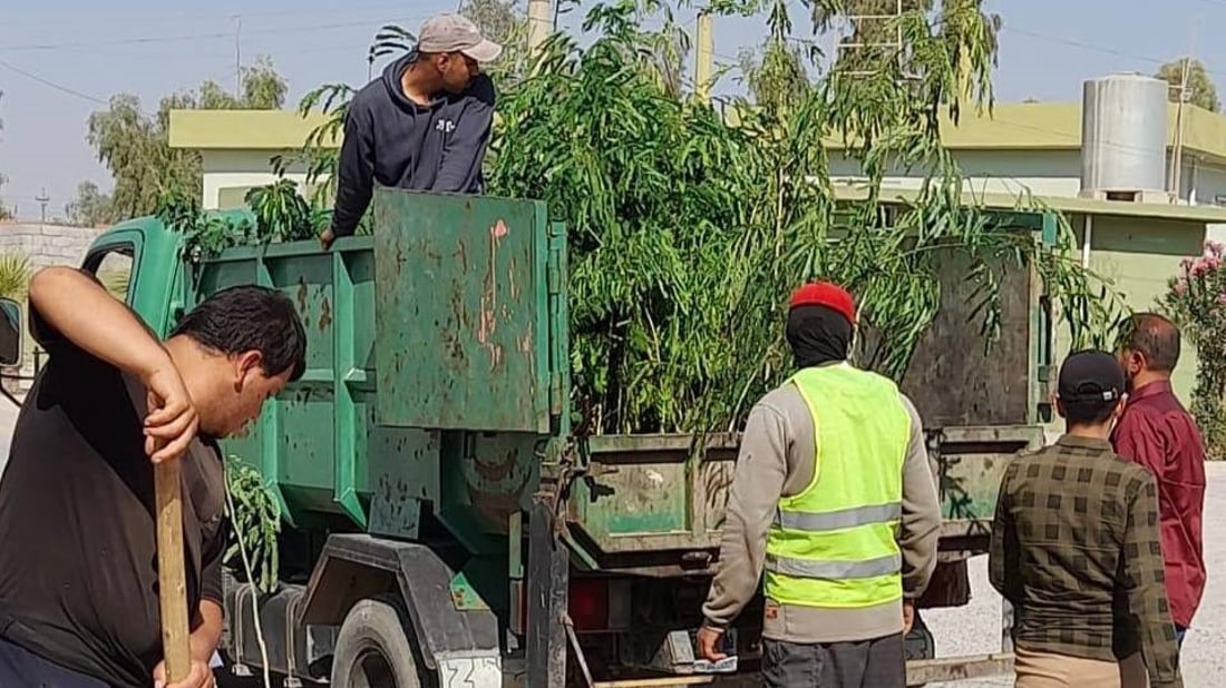 داقوق: حملة زراعة بدأت من “الثقلين” وحي الموظفين ولن تتوقف (صور)