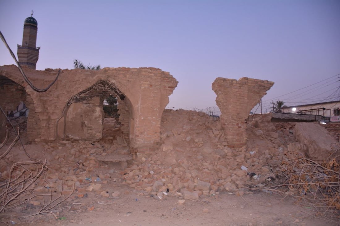 تحول إلى كراج سيارات.. باحث يطالب الحكومة بإعمار خان الضلوعية العثماني (صور)