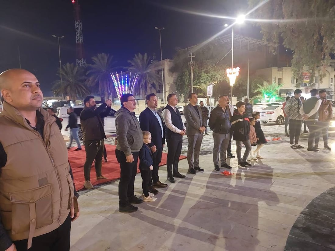 صور: أصبح في واسط ساحة احتفالات جميلة.. والمحافظ يشيد بسرعة الإنجاز