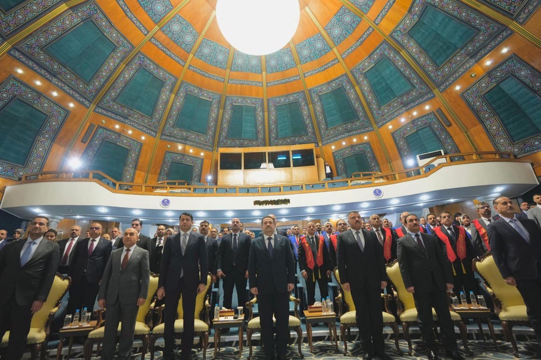 صور من القاعة الفخمة: السوداني يخاطب 48 “قائداً” وينتظر منهم تغيير المعادلة